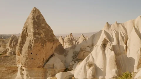 Super fast 4k drone flight in Cappadocia Stock Footage