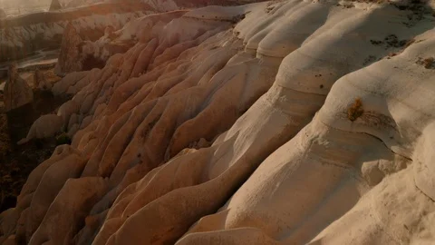 Super fast 4k drone flight in Cappadocia Stock Footage 121544998