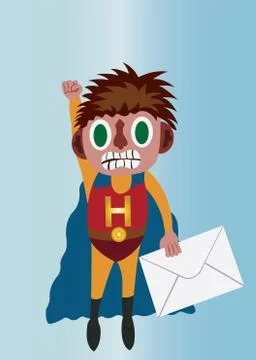 Super fast mail 2 Stock Illustration