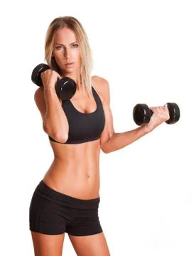 Super fit. Stock Photos