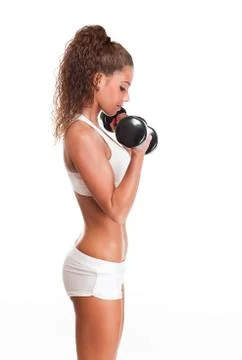 Super fit. Stock Photos