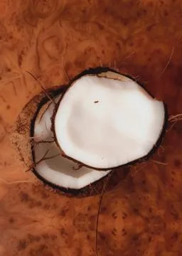 Super fruit coconut Stock Photos