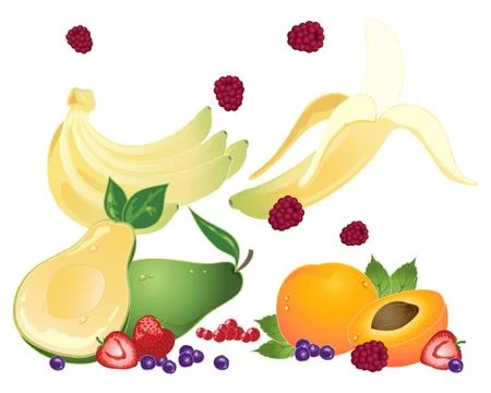 Super fruit Stock Illustration