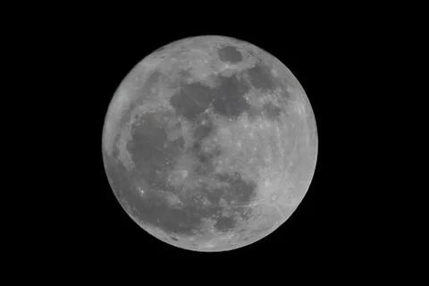 Super full moon. Stock Photos