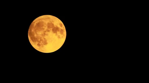 Super fullmoon timelapse Stock Footage 34380813