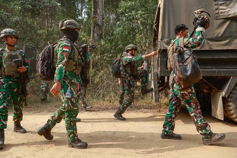Super Garuda Shield military exercise in Indonesia, Baturaja - 07 Sep 2026 Stock Photos
