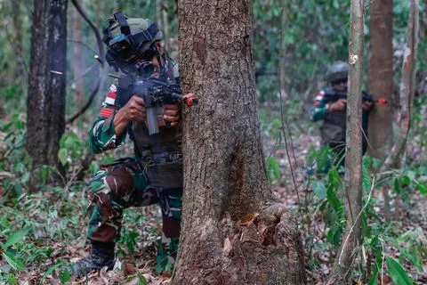 Super Garuda Shield military exercise in Indonesia, Baturaja - 07 Sep 2026 Stock Photos