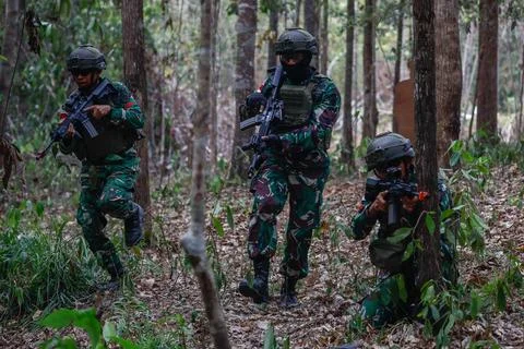 Super Garuda Shield military exercise in Indonesia, Baturaja - 07 Sep 2026 Stock Photos