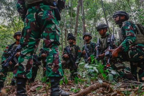 Super Garuda Shield military exercise in Indonesia, Baturaja - 07 Sep 2026 Stock Photos