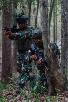 Super Garuda Shield military exercise in Indonesia, Baturaja - 07 Sep 2026 Stock Photos