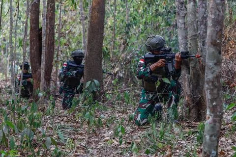 Super Garuda Shield military exercise in Indonesia, Baturaja - 07 Sep 2026 Stock Photos