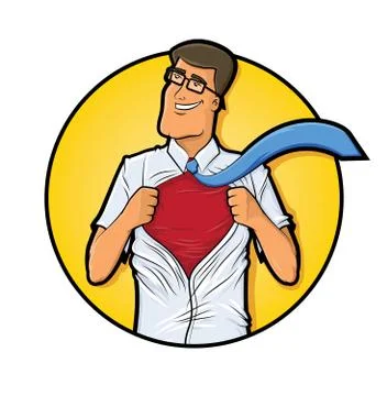 Super geek Stock Illustration