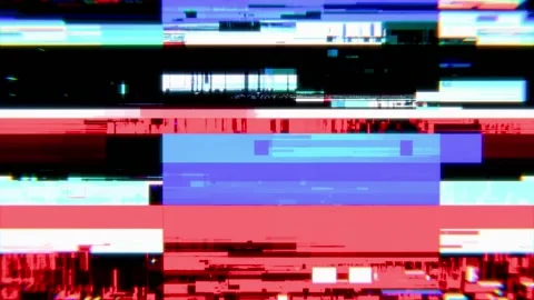 Super glitch digital distortion background Stock Footage 311386103