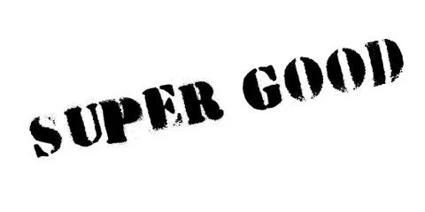 Super Good rubber stamp Stock Illustration