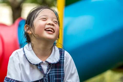 Super Happy Face Expression of Child Stock Photos