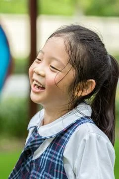 Super Happy Face Expression of Kid Stock Photos