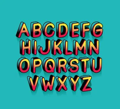 Super hero alphabet font vector design 스톡 일러스트