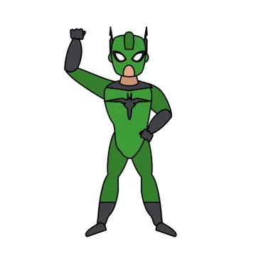 Super hero comic retro cartoon 스톡 일러스트