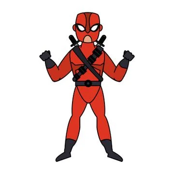 Super hero comic retro cartoon Stock Illustration