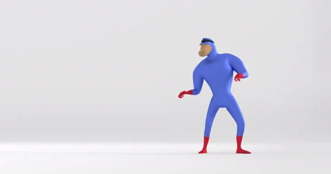 Super Hero Funny Dance, 3D Character 動画素材 68149756