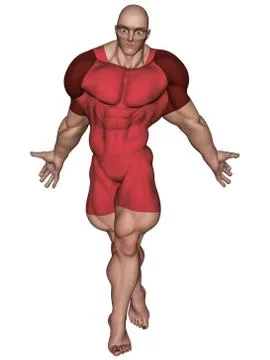 Super Hero Ready 스톡 일러스트