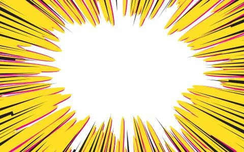 Super heroic background of speed lines with an explosion effect Stock-Illustration