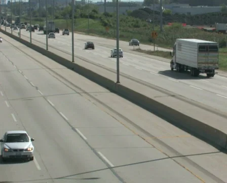 Super Highway, Wide Angle 4 Stock Footage 284902