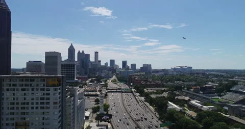 Super highways in Atlanta Stock Footage 149798213
