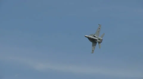 Super Hornet in Flight Stock Footage 895847
