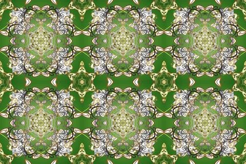 Super interesting pattern with colorful elements Illustrazione stock