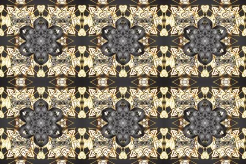 Super interesting pattern with colorful elements Stock Illustration