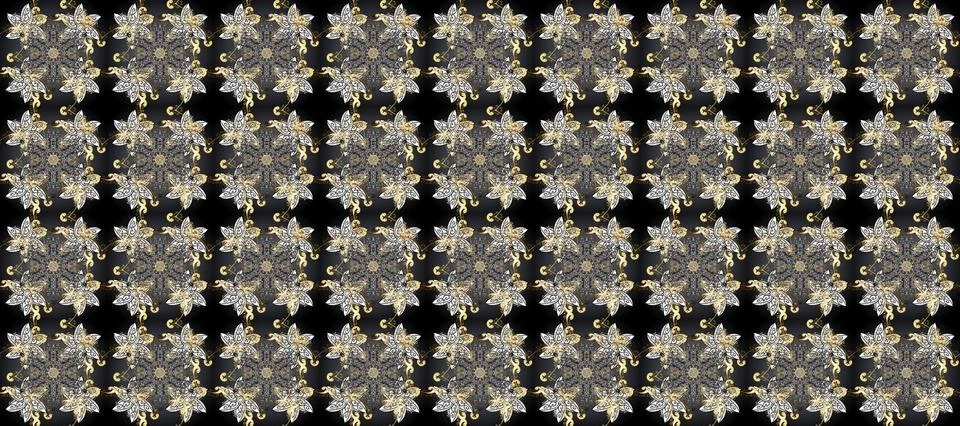 Super interesting pattern with colorful elements Stock Illustration
