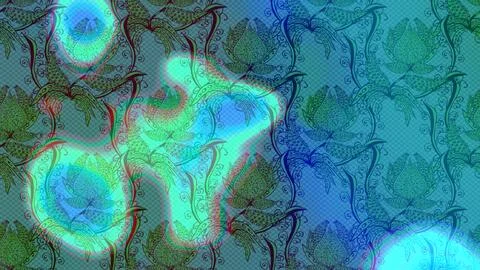 Super interesting pattern with colorful elements Illustrazione stock