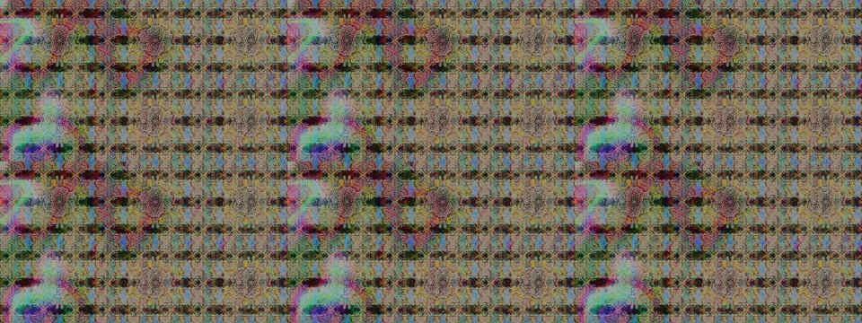 Super interesting pattern with colorful elements 库存插图