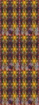 Super interesting pattern with colorful elements Stock Illustration