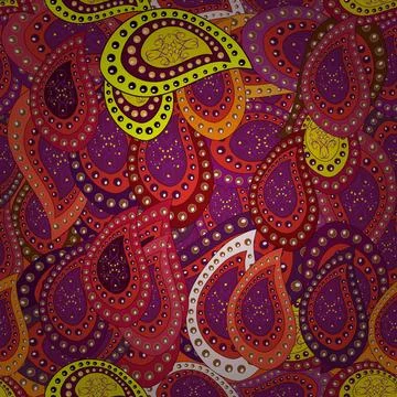 Super interesting pattern with colorful elements Stockillustratie