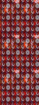 Super interesting pattern with colorful elements Illustrazione stock
