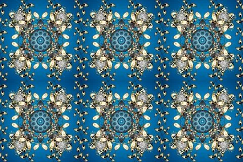 Super interesting pattern with colorful elements Illustrazione stock