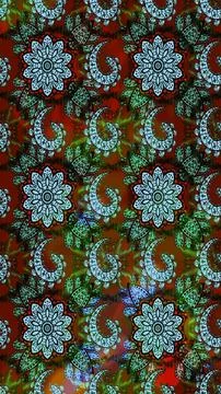 Super interesting pattern with colorful elements Stock Illustration