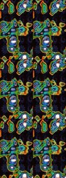 Super interesting pattern with colorful elements Stock Illustration