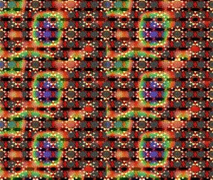 Super interesting pattern with colorful elements Stockillustratie