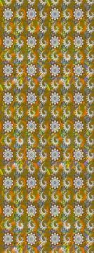 Super interesting pattern with colorful elements Stock Illustration