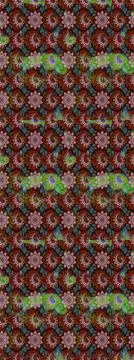 Super interesting pattern with colorful elements Stock Illustration