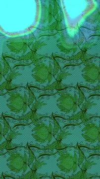 Super interesting pattern with colorful elements Illustrazione stock
