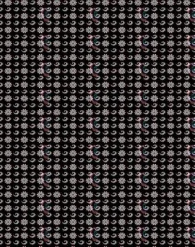 Super interesting pattern with colorful elements Stock Illustration