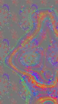Super interesting pattern with colorful elements Stock Illustration