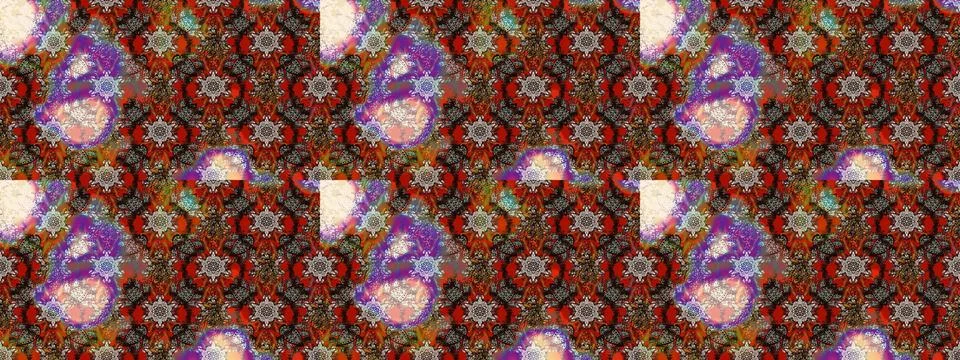 Super interesting pattern with colorful elements Stockillustratie