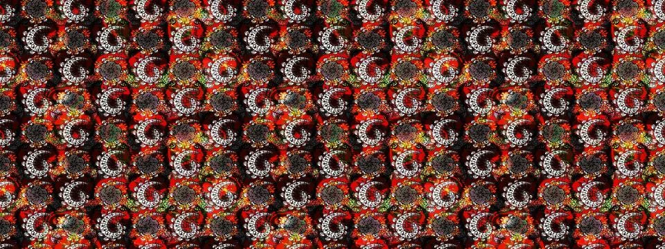 Super interesting pattern with colorful elements Stock Illustration