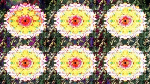 Super interesting pattern with colorful elements Stock Illustration
