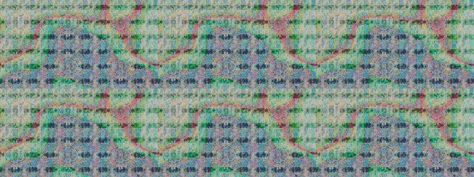 Super interesting pattern with colorful elements Stock Illustration